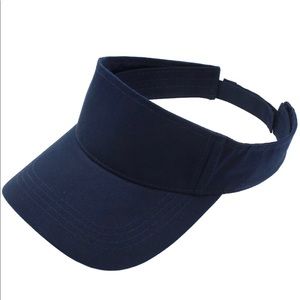 Top Level Sun Sports Visor Men Women - One Size Cap Hat Navy blue